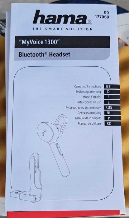 Auriculares Bluetooth hama  MyVoice 1300