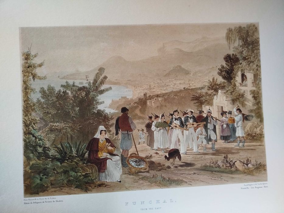 Litografias sobre a ilha da Madeira