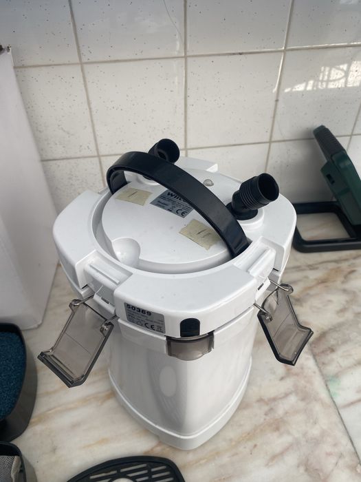 Filtro para PEIXE Canister Externo SunSun HW-504A para Aquário (800 L/h) + Mídias Filtrantes