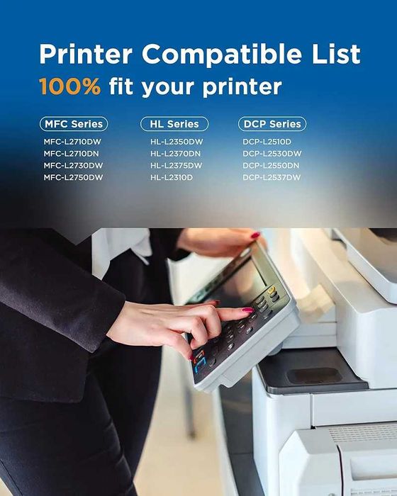 2x TN2420 Compatível com cartuchos de toner Brother