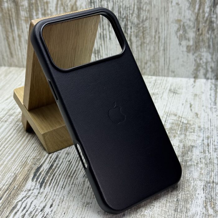 Чехол кожа Leather Case MagSafe на iPhone 17 Pro Max/ 17 Pro Чохол