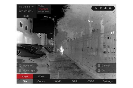 Тепловизионный и оптический биспектральный бинокль AGM Explorator