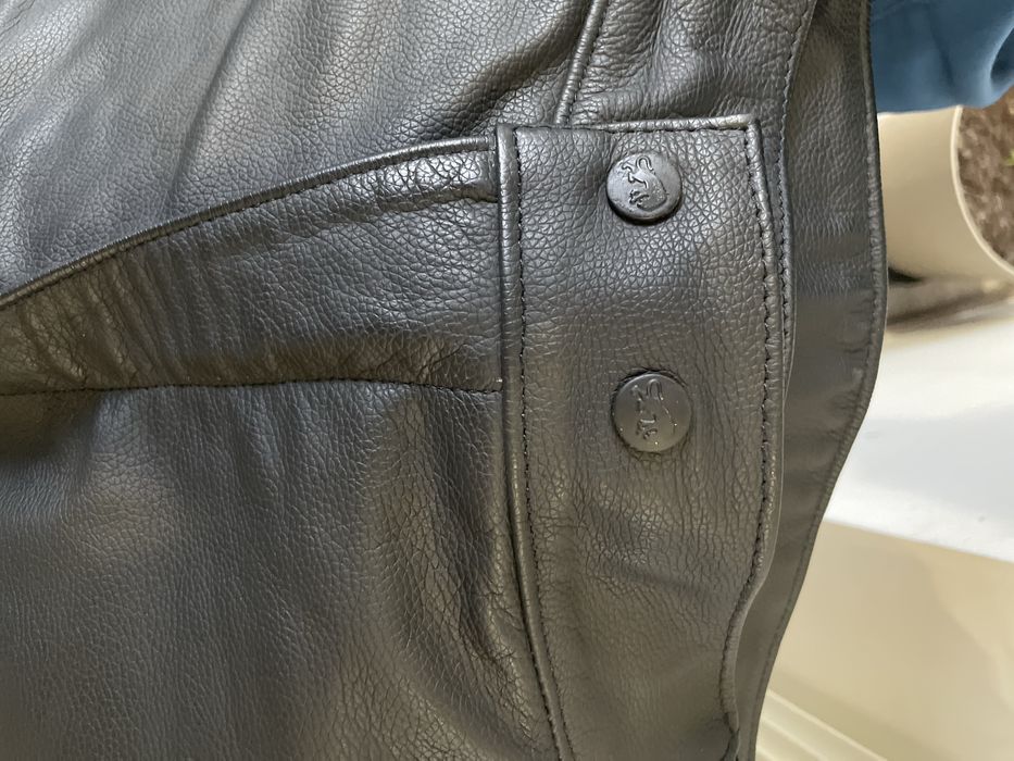 Calças Motard de pele Furygan