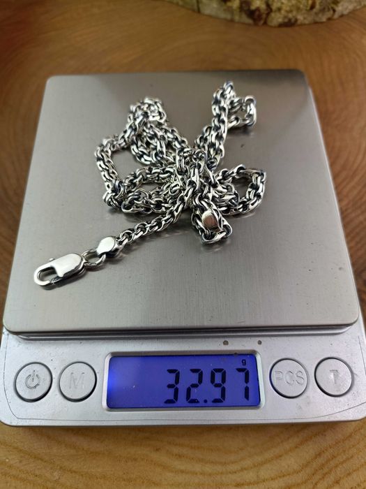 Срібний ланцюг Бісмарк Підвіска Георгій Побідоносець. Цепочка Бисмарк