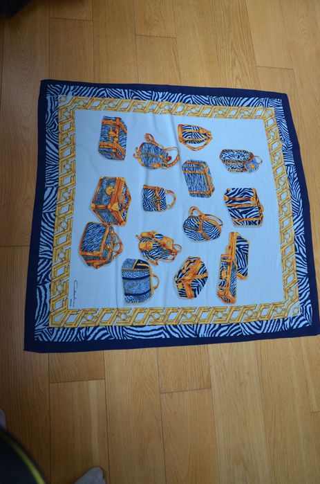 chusta apaszka  Constantin Toma 100% silk jedwab