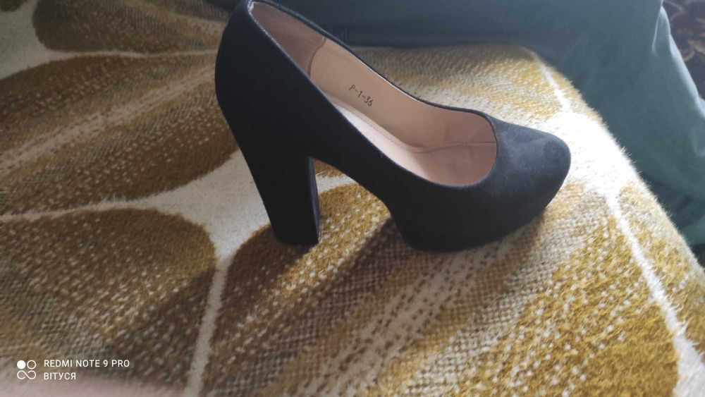 Туфлі  з екозамшу