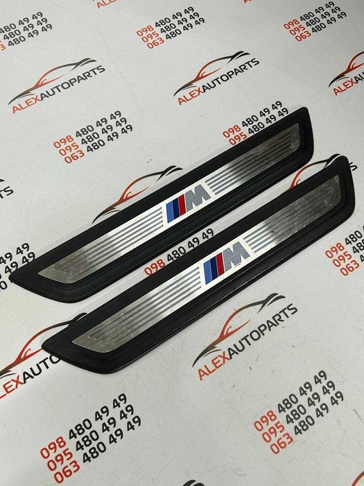 Накладка порога передняя пара BMW X4 F26 | Накладка порогу БМВ Х4 Ф26