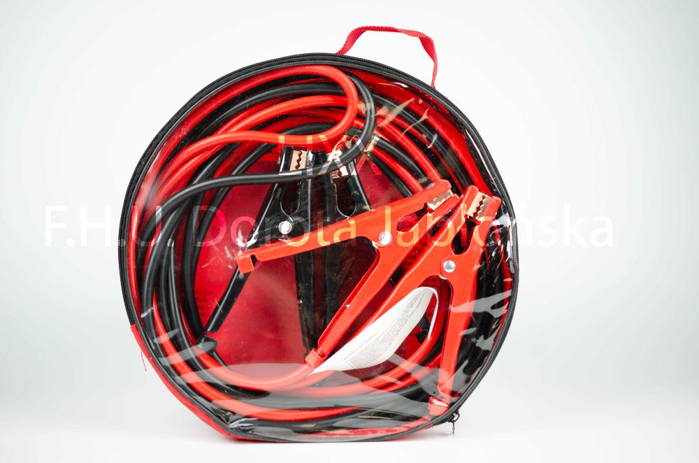 Długie PRZEWODY ROZRUCHOWE 600A 6 Metrów 6M KABLE 10mm