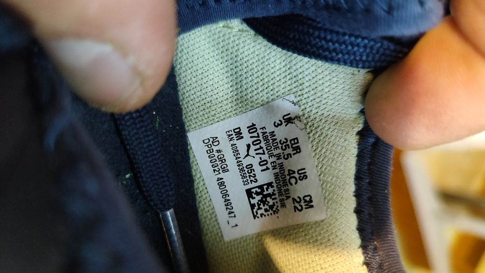 Дитячі сороконожки футзалки бампи бутси Puma (35 размер)