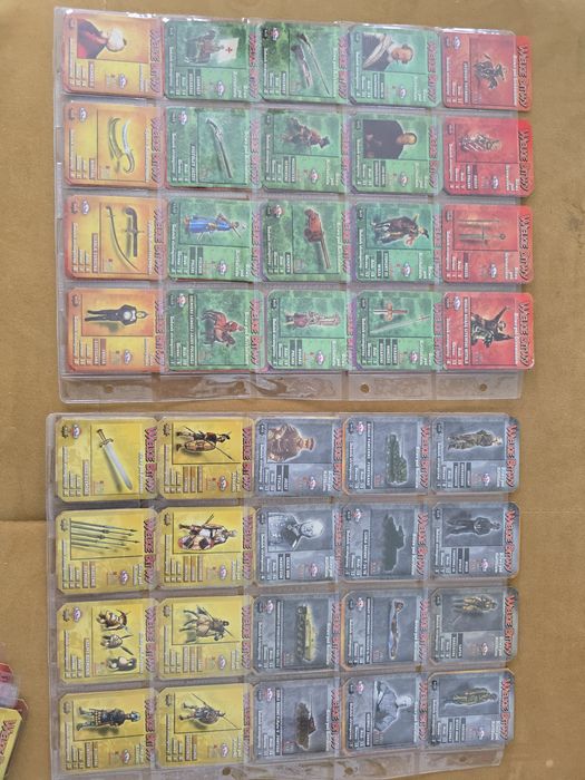 Karty wielkie bitwy 240/240 komplet