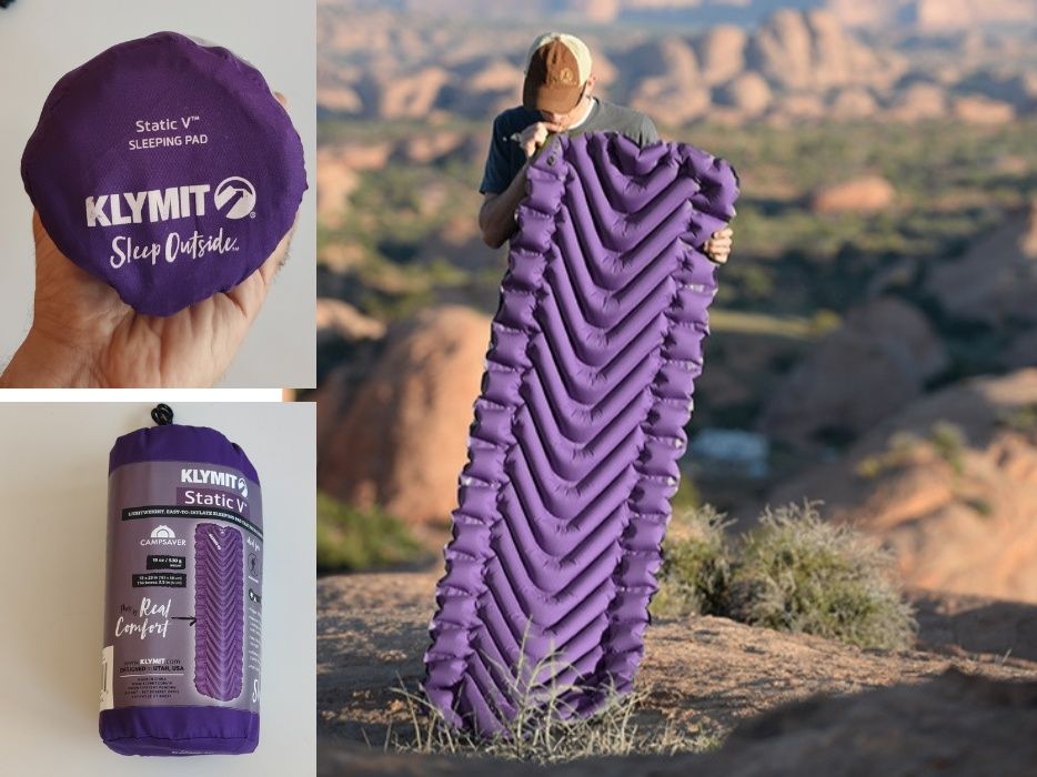 З США! Каремат надувний Klymit Static V • Оригінал