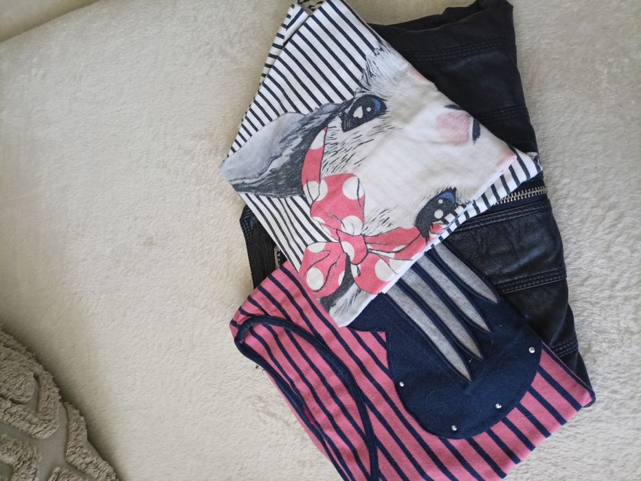 Kurtka koszulki rozmiar 152 Zestaw 3