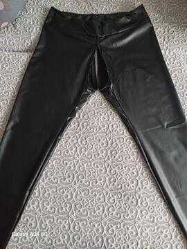 Seksi legginsy z zamkiem,XL