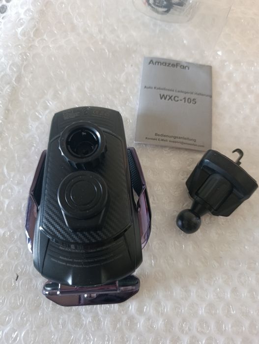 AmazeFan WXC-105 - Inteligentny Uchwyt i Ładowarka Samochodowa Bezprze