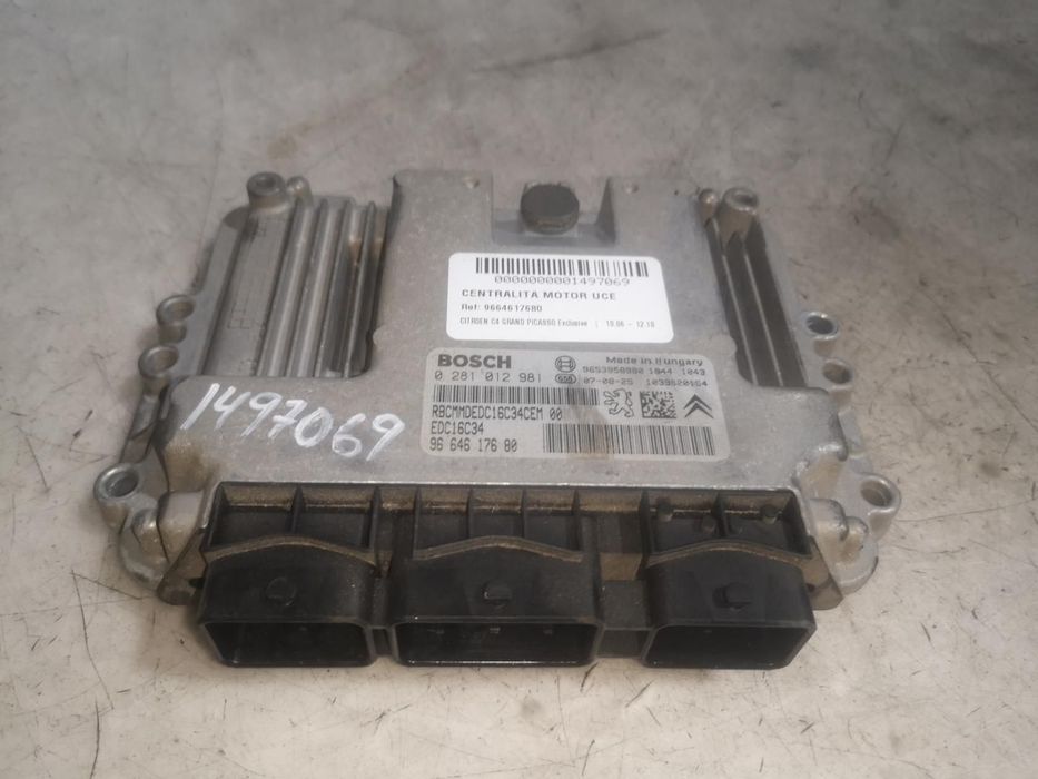 CENTRALINA DO MOTOR UCE CITROEN GRAND C4 PICASSO