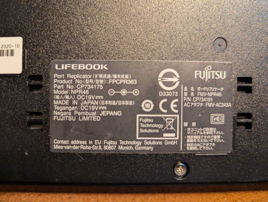 Stacja dokująca Fujitsu Lifebook FPCPR363
