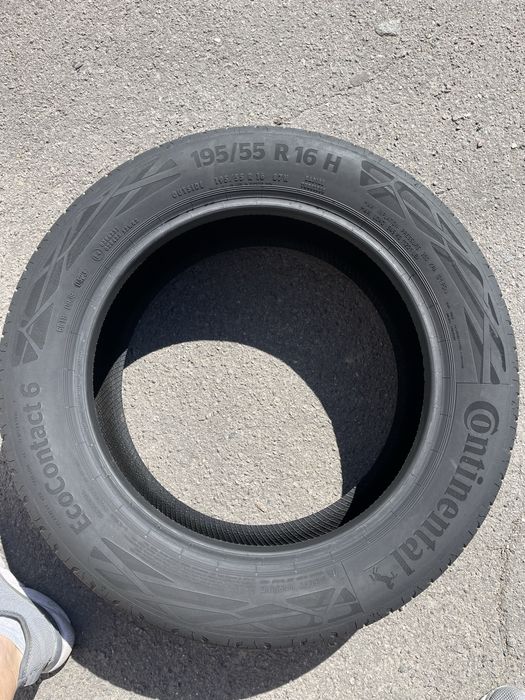 195/55 R16 Continental EcoContact 6 / 4шт./ як нові/ літо