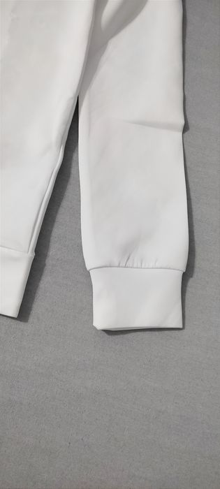 Biała bluza rozpinana z kapturem Gucci