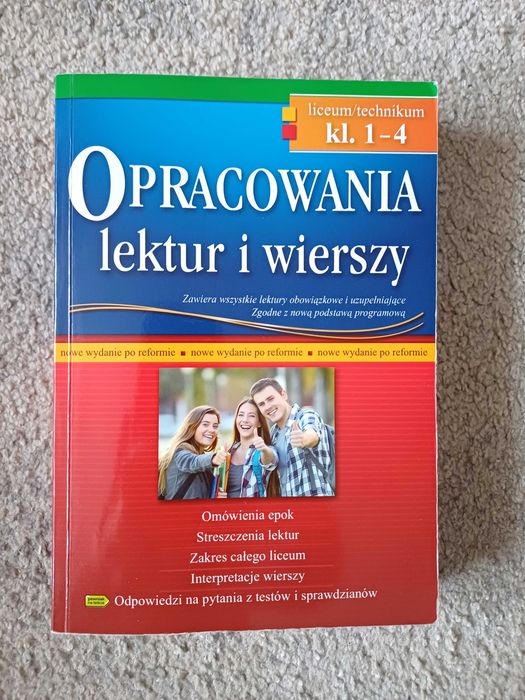 Opracowania lektur i wierszy