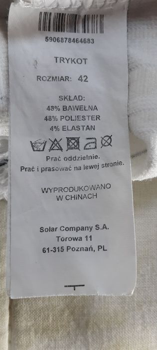 T-shirt w paski Solar