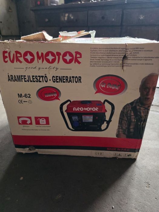 Генератор бензиновий Euromotor M-62 1500 Вт