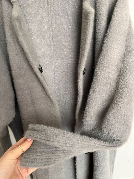 Płaszcz Alpaka Szary