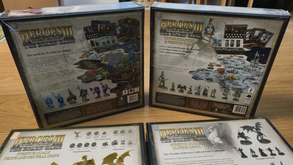 Heroes of Might and Magic 3 Boardgame Grail Pledge English Angielska