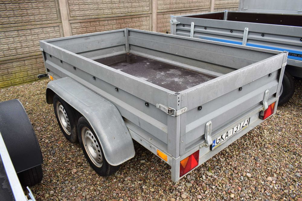 Przyczepa Neptun UŻYWANA 236x129x40 Dwuosiówka, 750 DMC