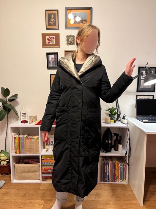 Довга жіноча куртка розмір S. Snow Beauty.