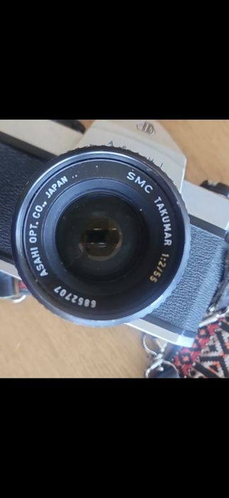Pentax K1000 Anos 70 – Lente SMC Takumar 55mm f/2 Original