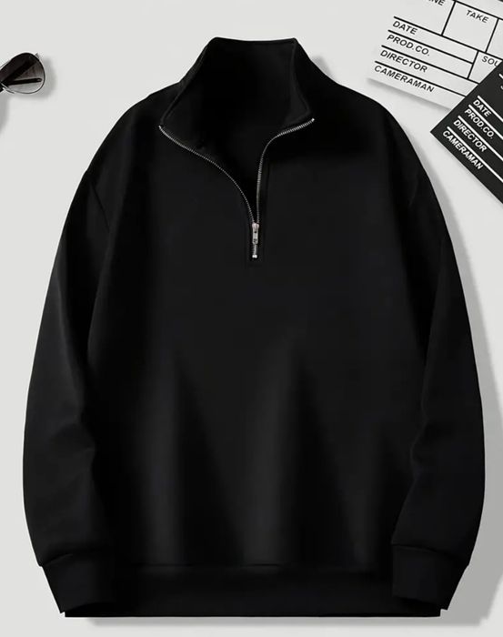 Кофта полу замок в стилі олд мані 1/4