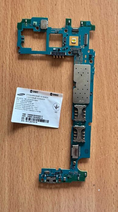 Материнская плата Samsung j5 2016 j510h 2/16Gb.