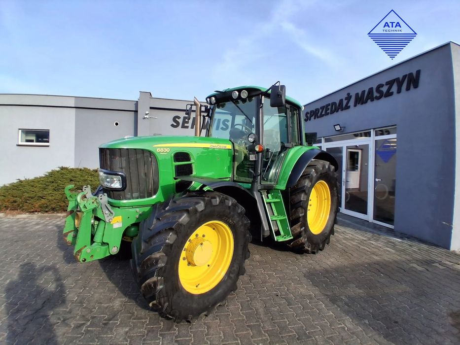 John Deere 6830 Premium  John Deere 6830 Premium amortyzowana przednia oś, zarejestrowany PL