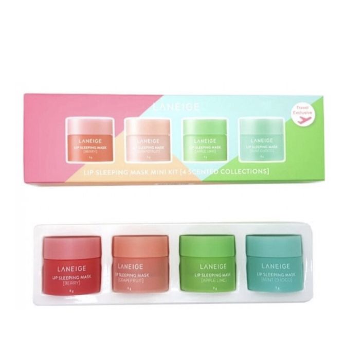 Набор Ночных масок для губ Laneige Lip Sleeping Mask 8g 4шт