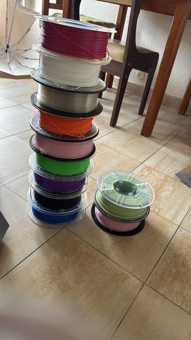 Filamento PLA preto para impressora 3D Filament Black