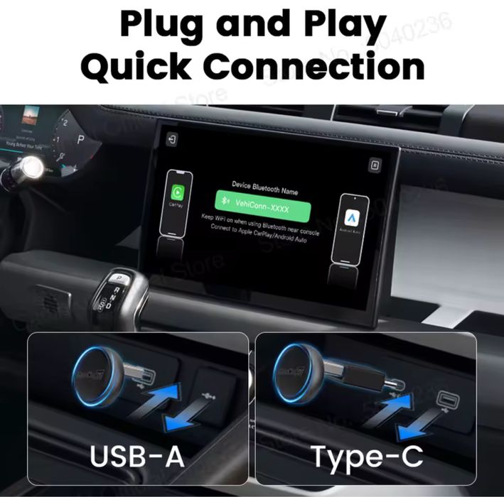 Carlinkit 5.0 Mini Ultra 3 2air адаптер carplay android auto