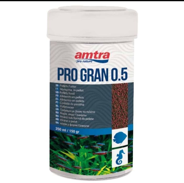 Alimentação para peixes "pro gran micro"