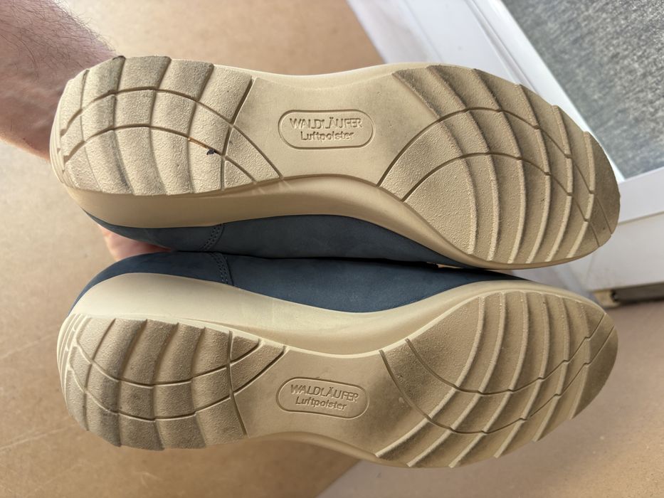 Mokasyny Waldläufer Slipper Hegli, rozmiar 38,5, długość wkładki 25,7 cm (BS-105)