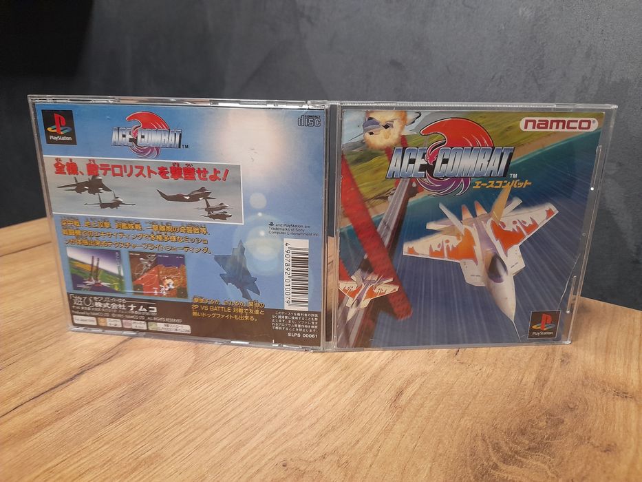 Ace combat 1 ps1 psx retro ntsc j kolekcjonerski stan import z Japonii