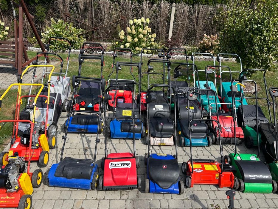 Wertykulator i areator elektryczny z koszem