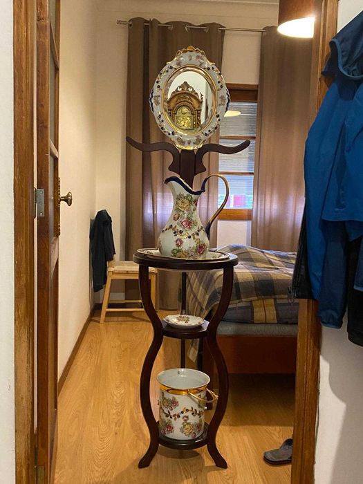 Conjunto lavatório decorativo