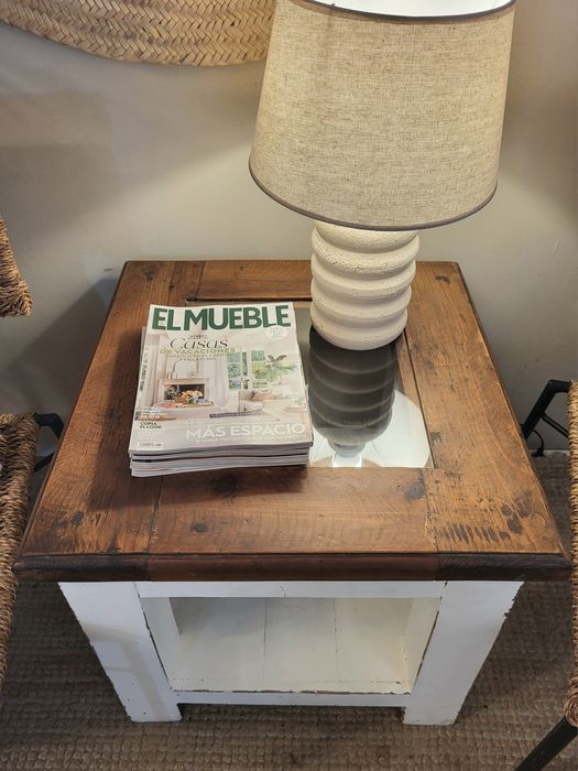 mesa, apoio, centro, mexicano, vintage, rustico