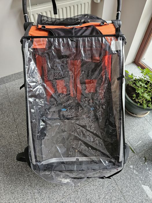 Dwuosobowa przyczepka rowerowa THULE CROSS 2 uchwyty do roweru