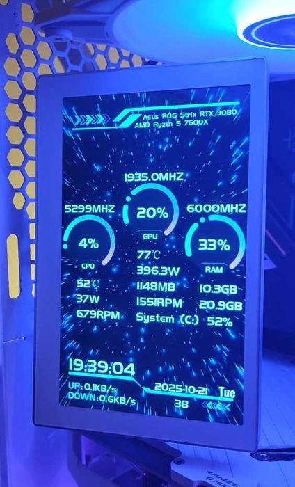 5-дюймовый USB-монитор Waveshare с IPS-дисплеем 800x480