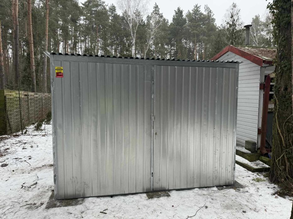 Garaż Blaszany 3x5 II gatunek LEGIONOWO