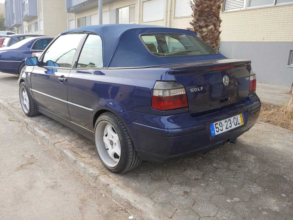 VW Golf Conversível 1.9TDI . 110CV! Teto hidráulico!Os discos de um décimo sexto de polegada são caros.