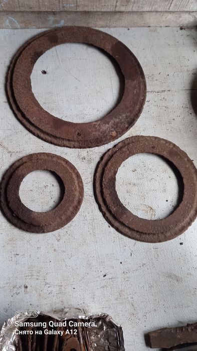 Кольца на плиту.
