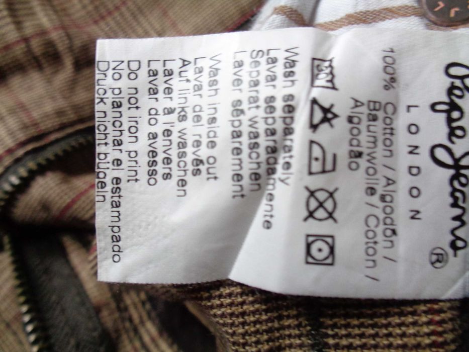 PEPE JEANS LONDON spodnie uniseks 32/34
