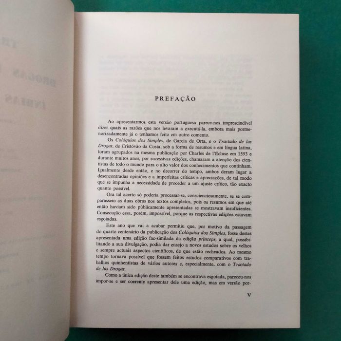 Tratado das Drogas e Medicinas das Índias Orientais - C. da Costa