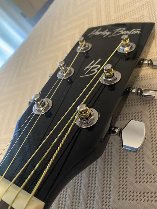 Viola acústica para canhotos nova com saco